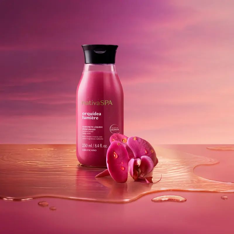 SABONETE L�QUIDO PERFUMADO NATIVA SPA ORQU�DEA LUMI�RE 250ML